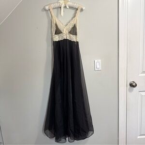 Miss Elaine Vintage Sheer Slip Dress